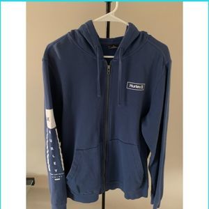 Mens Hurley zip-up sweatshirt